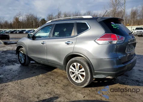 2015 Nissan Rogue S from USA, damaged, VIN KNMAT2MV8FP54456X